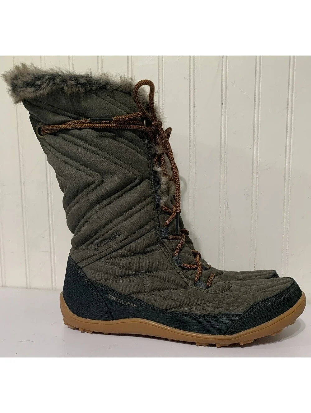 Columbia Womens Minx Mid III Boots Nori Size 12 Waterproof C34